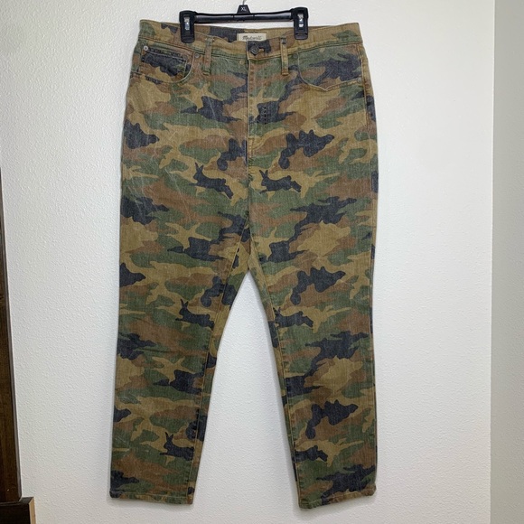 Madewell Hi rise slim boy jean camo - Picture 6 of 8